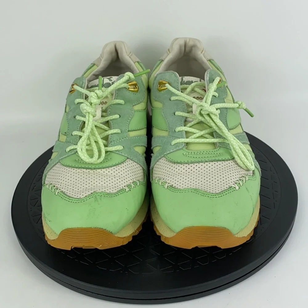 Diadora x Featire N9000 Pistachio Ice Cream Green Running Shoes Men's Size 10 - Picture 3 of 13